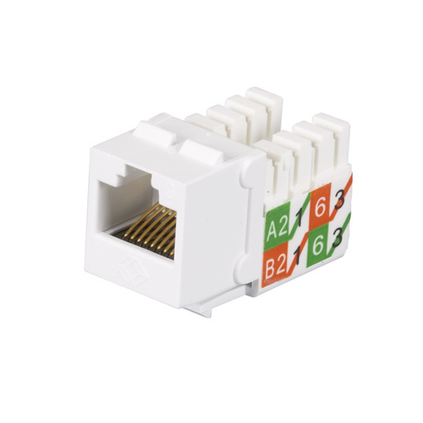 Black Box Gigatrue2 Cat6 Jacks, Universal Wiring, Component Level, 25, PK25 FMT639-R3-25PAK